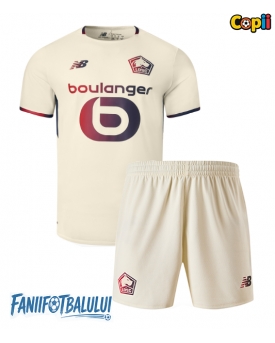 Lille OSC Echipament de Fotbal Replică 2025-26 Copii Deplasare (+ Șorturi)
